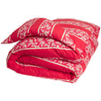 Agata Cotton Quilt Cover - Vermillion Single