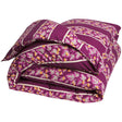 Agata Cotton Quilt Cover - Mulberry Single