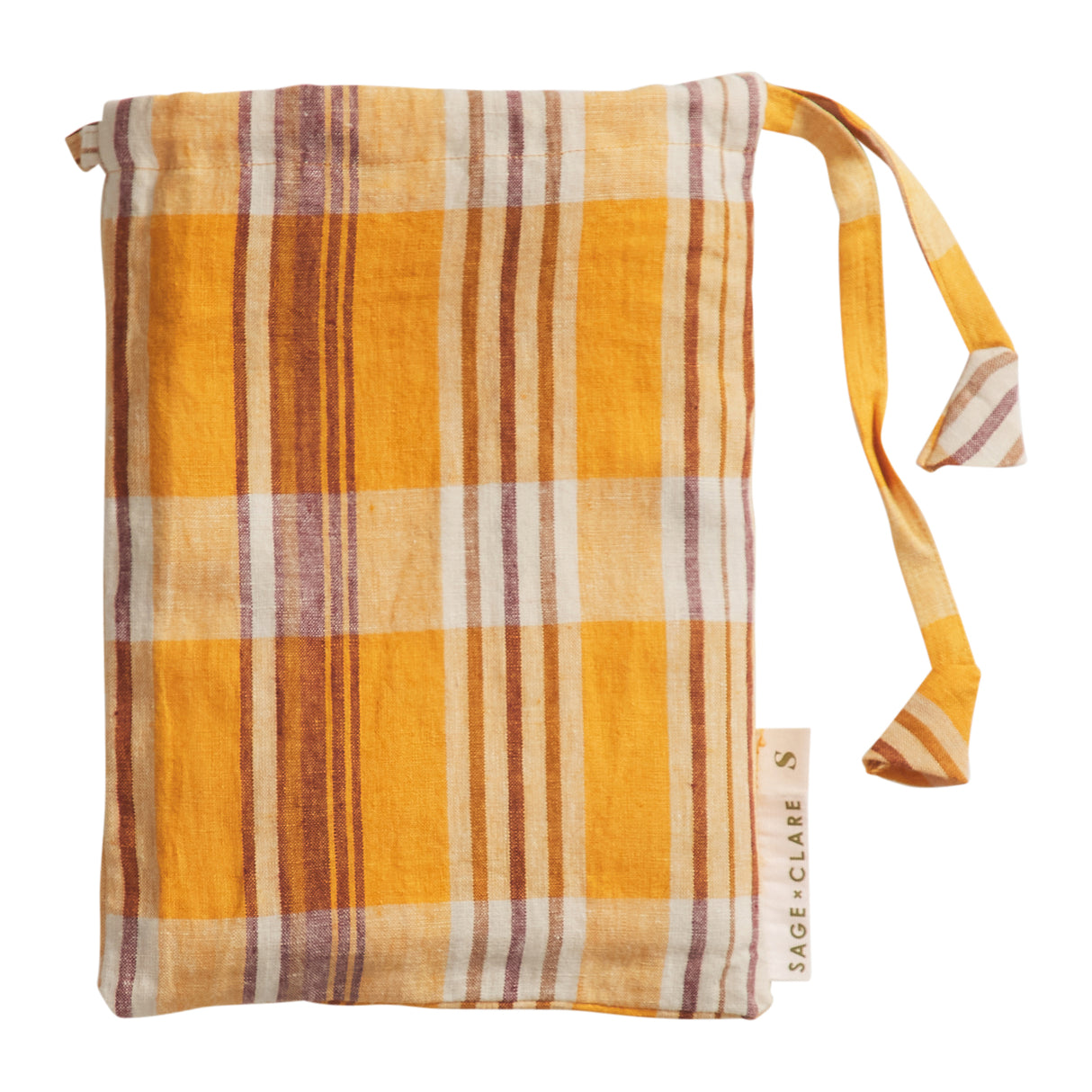 Nicolette Linen Quilt Cover - Marigold Single