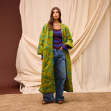 Aneta Quilted Robe - Juniper Small