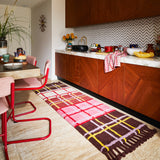 Karina Tufted Runner - Rosewood 80 x 250 cm