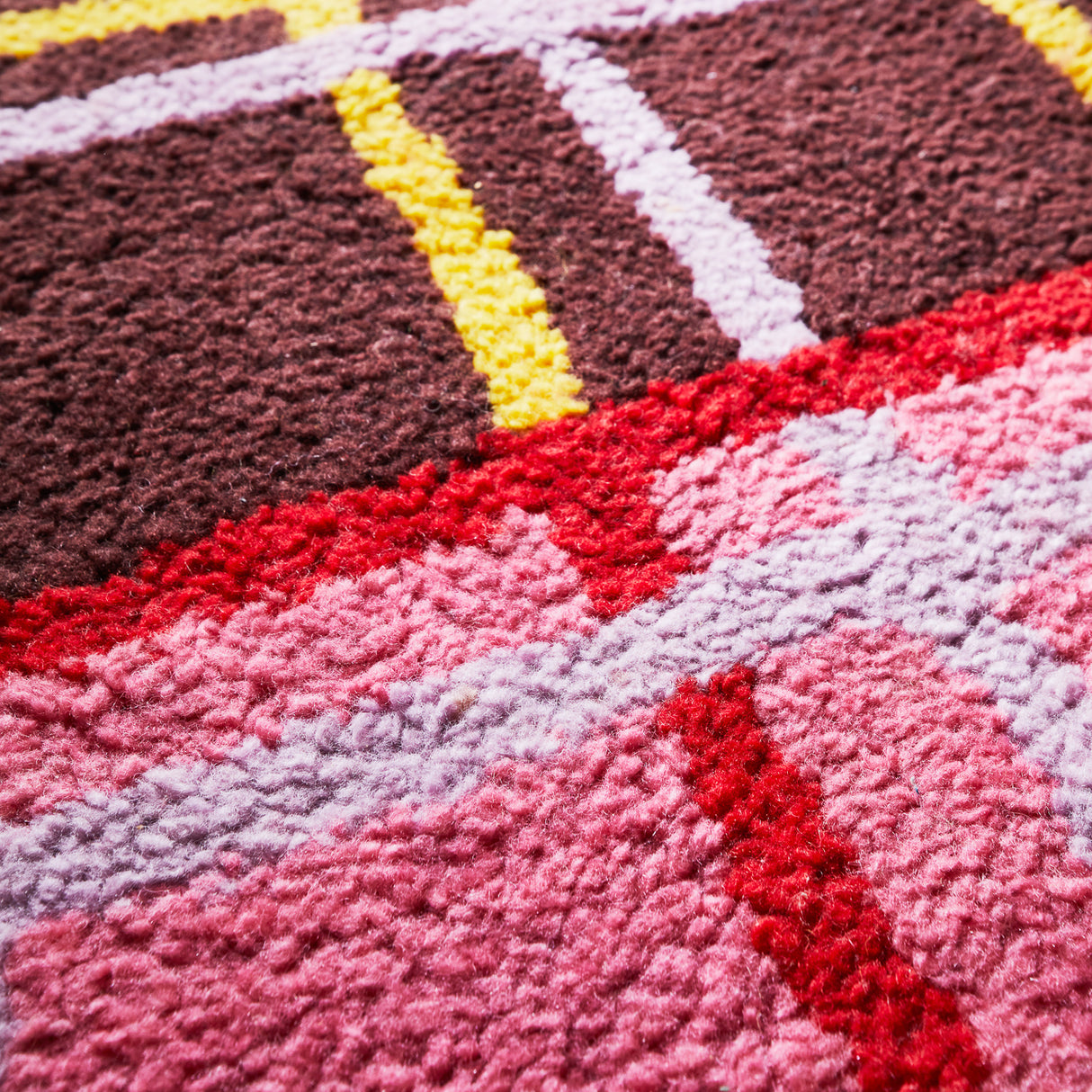 Karina Tufted Runner - Rosewood 80 x 250 cm