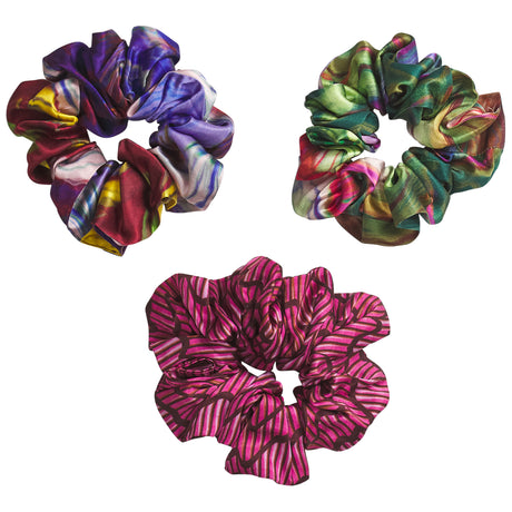Zoi Silk Scrunchie Set