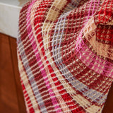 Stela Check Tea Towel - Pansy