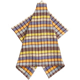 Stela Check Tea Towel - Cornflower