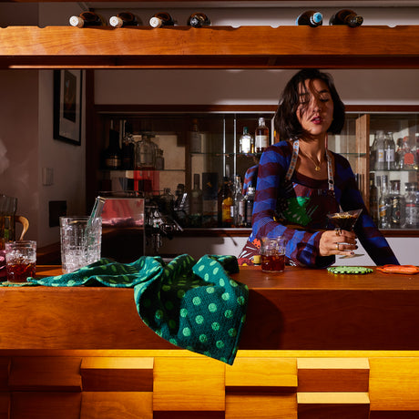 Paige Tea Towel - Verdant