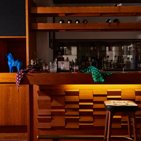 Paige Tea Towel - Rosewood