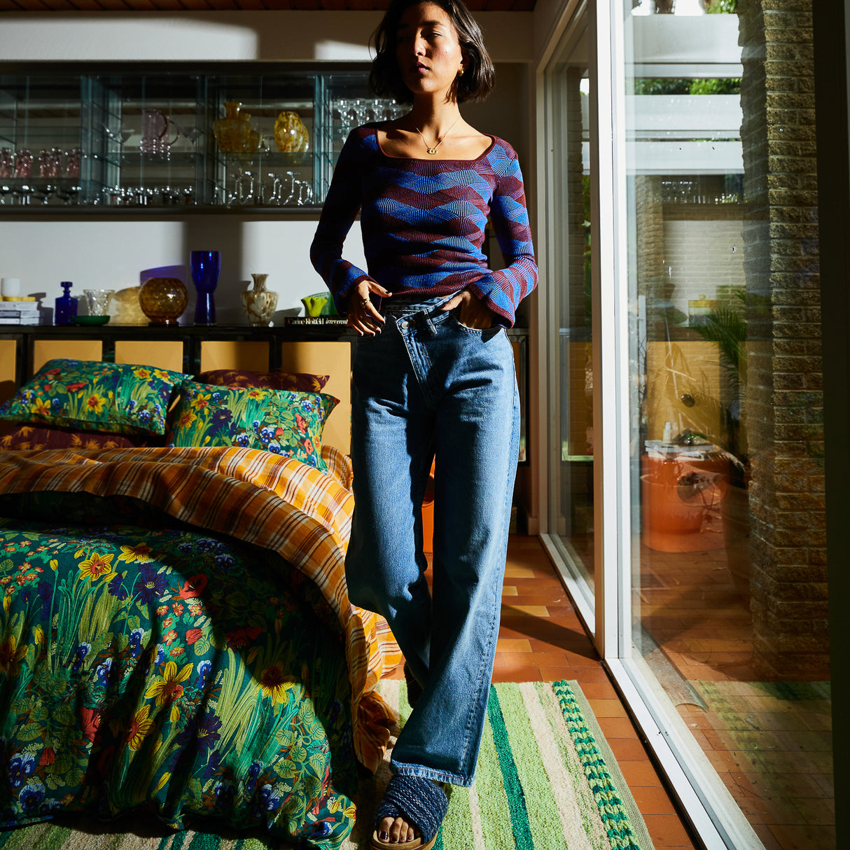 Ingrid Knit Top - Rosewood XS