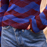 Ingrid Knit Top - Rosewood XS