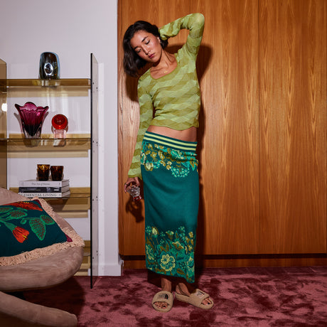 Ingrid Knit Top - Juniper XS