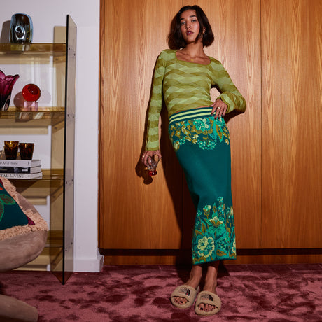 Ingrid Knit Top - Juniper XS