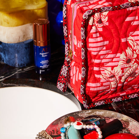 Marta Vanity Bag - Vermillion