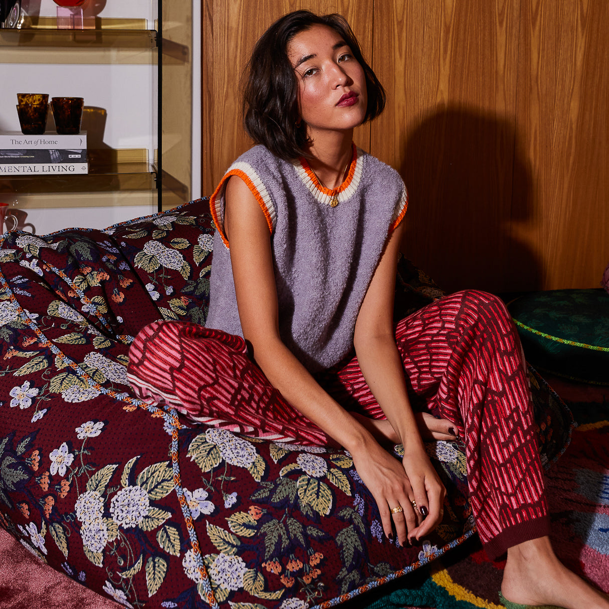 Eleni Knit Vest - Mink Grey XS