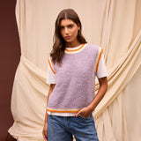Eleni Knit Vest - Mink Grey XS