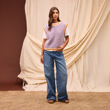 Eleni Knit Vest - Mink Grey XS