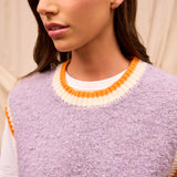 Eleni Knit Vest - Mink Grey XS