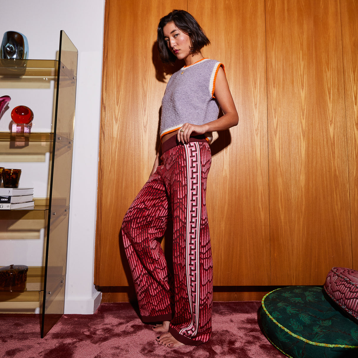 Eleni Knit Vest - Mink Grey XS