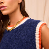Eleni Knit Vest - Ink XS