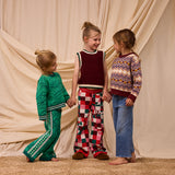 Eleni Kids Knit Vest - Rosewood 3