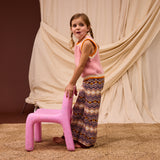 Eleni Kids Knit Vest - Blush 3