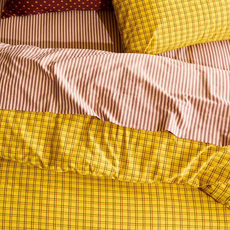 Cordell Cotton Sheets - Rosewood Flat Sheet / Single