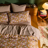 Cordell Cotton Sheets - Rosewood Flat Sheet / Single