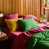 Cosmin Cotton Sheets - Pansy Flat Sheet / Single