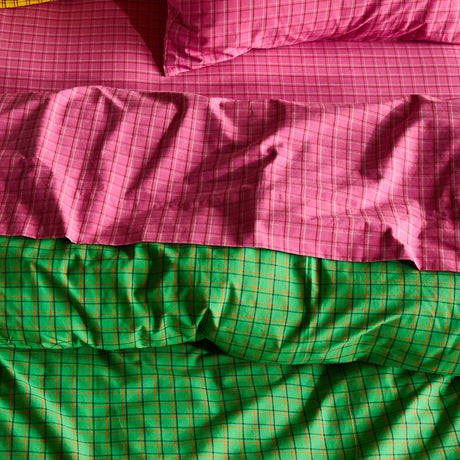 Cosmin Cotton Sheets - Pansy Flat Sheet / Single