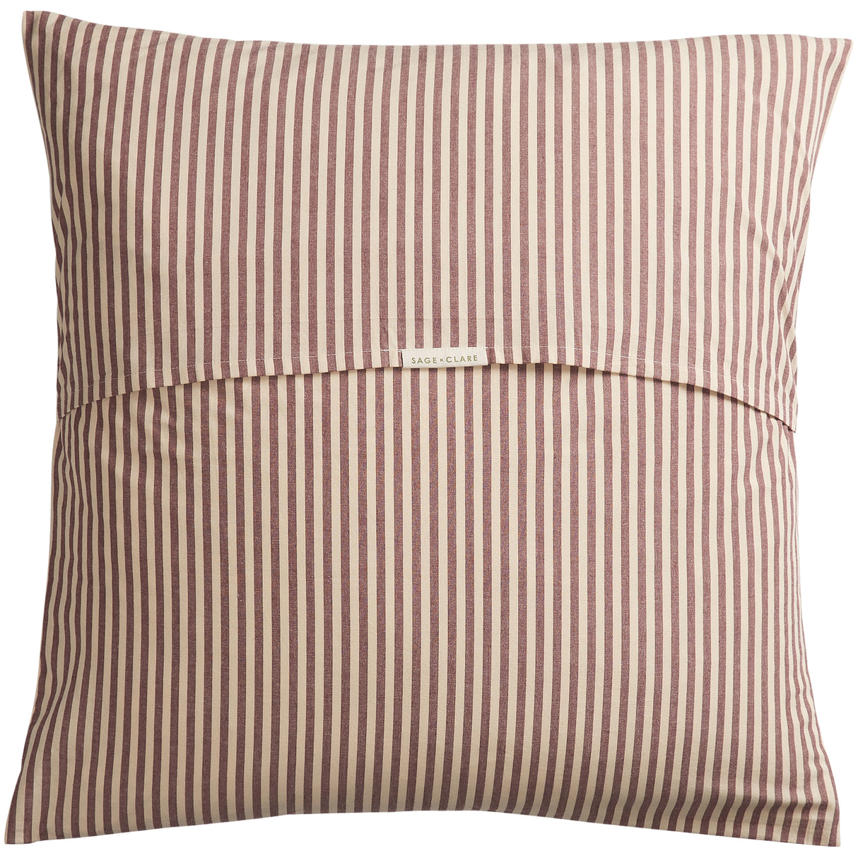 Cordell Cotton Euro Pillowcase Set - Rosewood