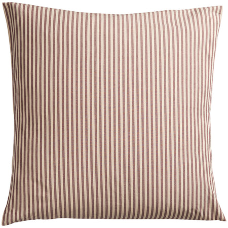 Cordell Cotton Euro Pillowcase Set - Rosewood. European