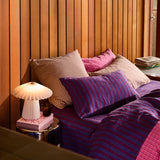 Cordell Cotton Euro Pillowcase Set - Rosewood