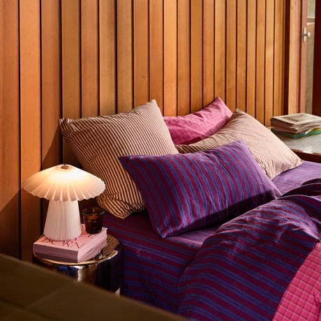 Cordell Cotton Euro Pillowcase Set - Rosewood