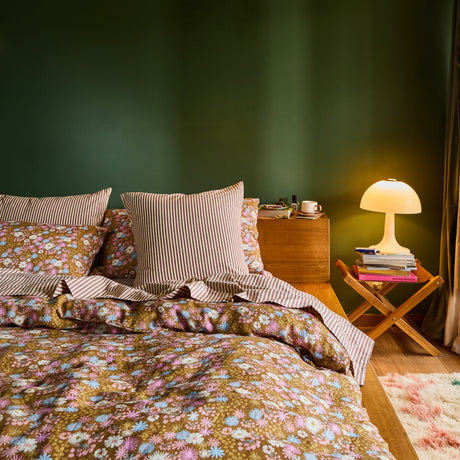 Cordell Cotton Euro Pillowcase Set - Rosewood