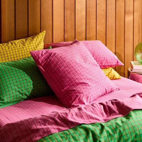 Cosmin Cotton Euro Pillowcase Set - Pansy