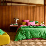 Cosmin Cotton Euro Pillowcase Set - Pansy
