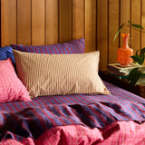 Cordell Cotton Pillowcase Set - Rosewood Standard