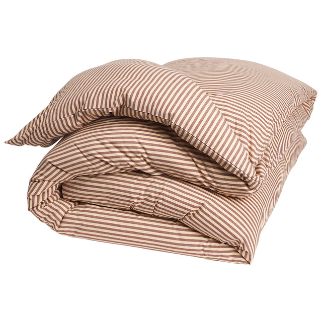 Cordell Cotton Quilt Cover - Rosewood Single
