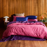Cosmin Cotton Quilt Cover - Pansy Single