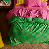 Cosmin Cotton Quilt Cover - Spring Green Single