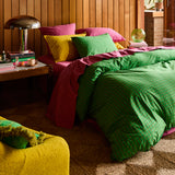 Cosmin Cotton Quilt Cover - Spring Green Single
