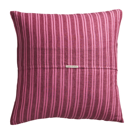 Nadine Linen Euro Pillowcase Set - Mahogany