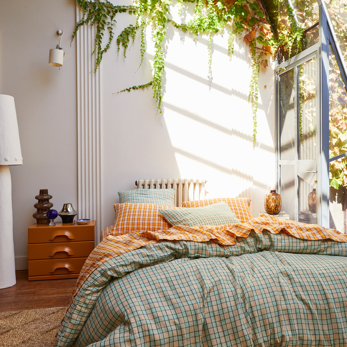 Marquis Linen Euro Pillowcase Set - Jade