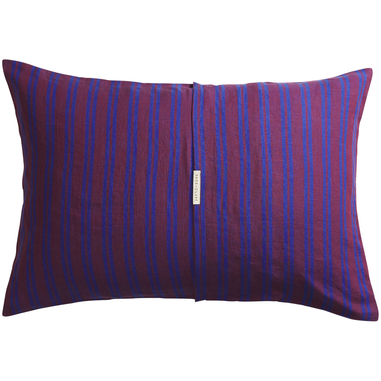 Nadine Linen Pillowcase Set - Burnt Sienna Standard