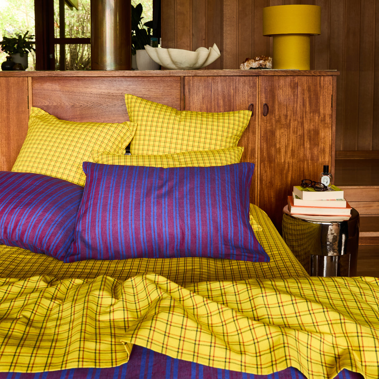 Nadine Linen Pillowcase Set - Burnt Sienna Standard