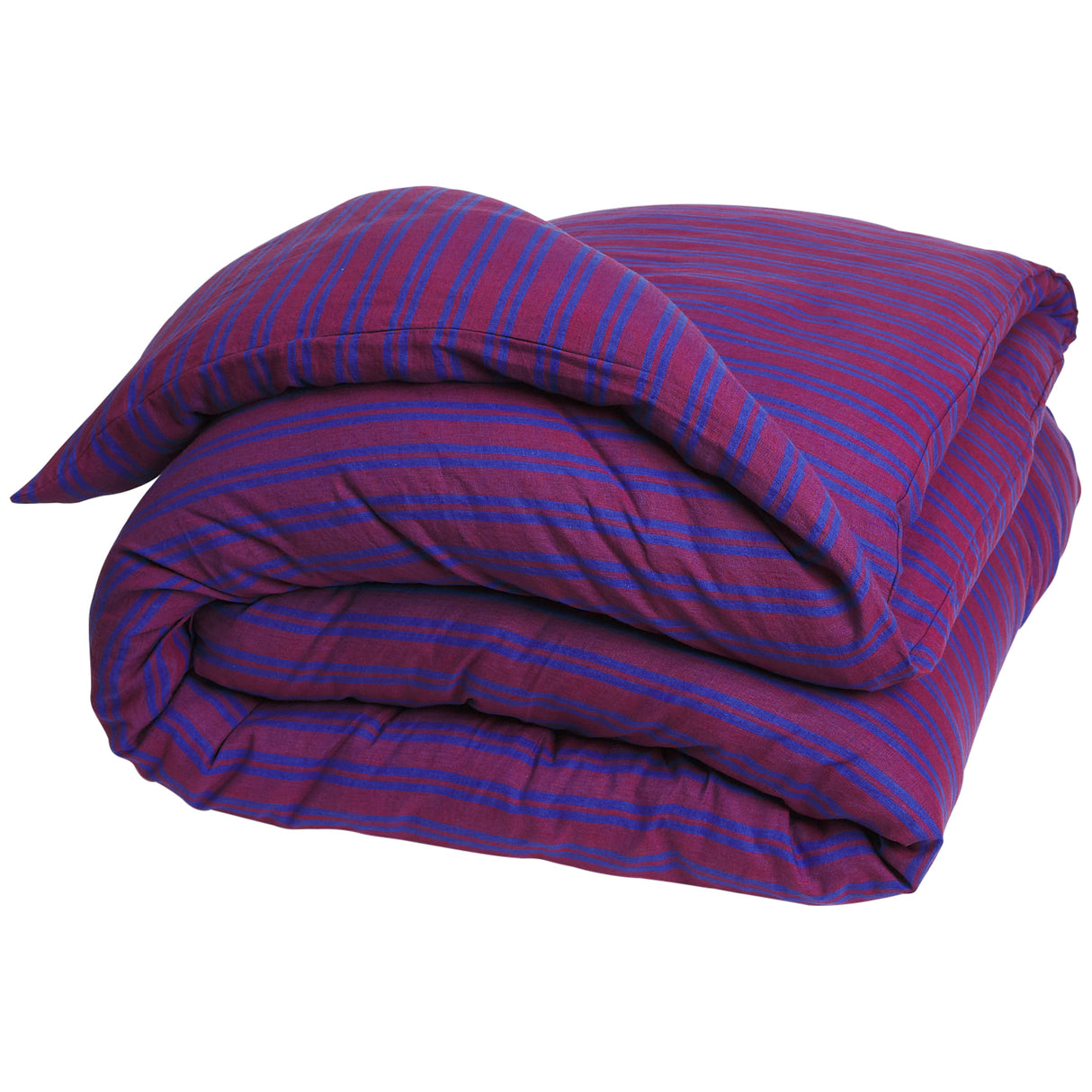 Nadine Linen Quilt Cover - Burnt Sienna Single