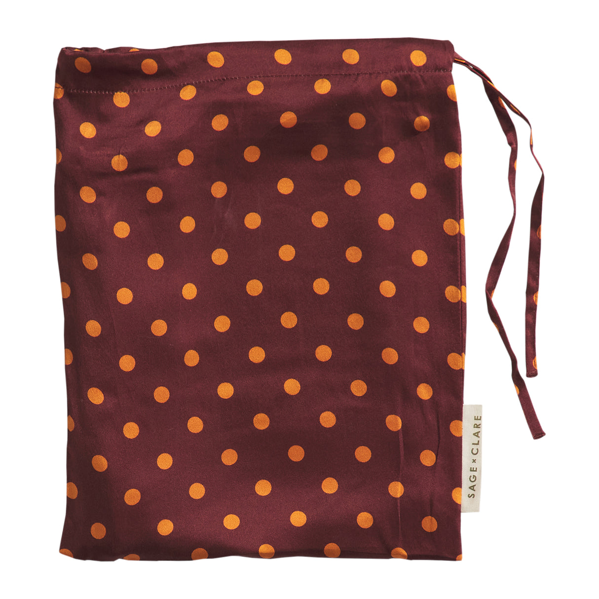 Paige Silk Pillowcase - Rosewood Standard