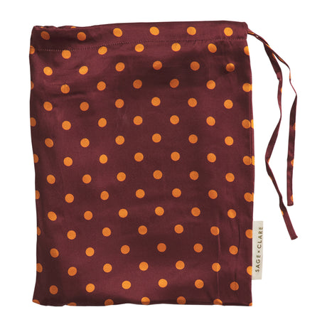 Paige Silk Pillowcase - Rosewood Standard