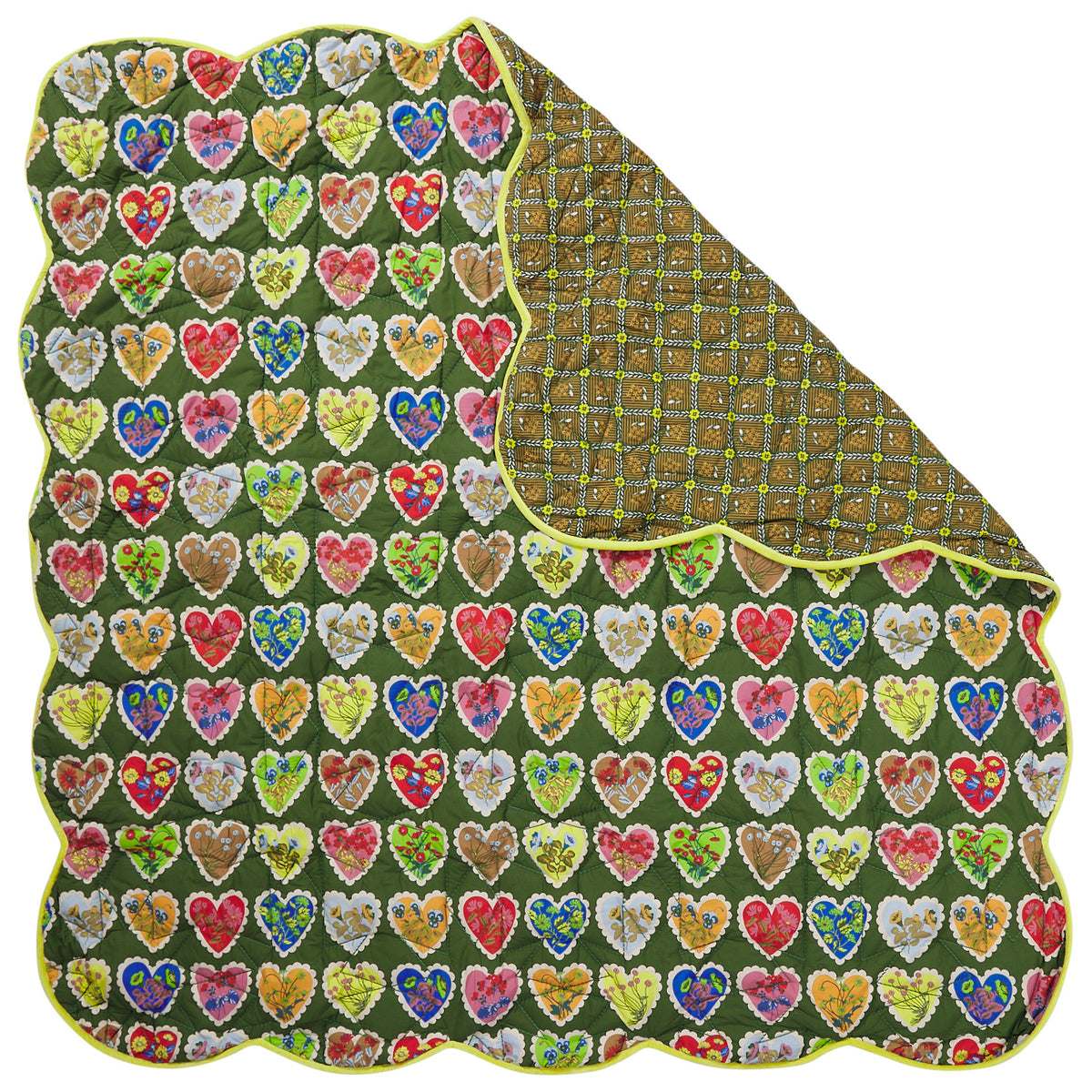 Loretta Scalloped Coverlet