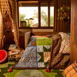 Faye Patchwork Bedcover