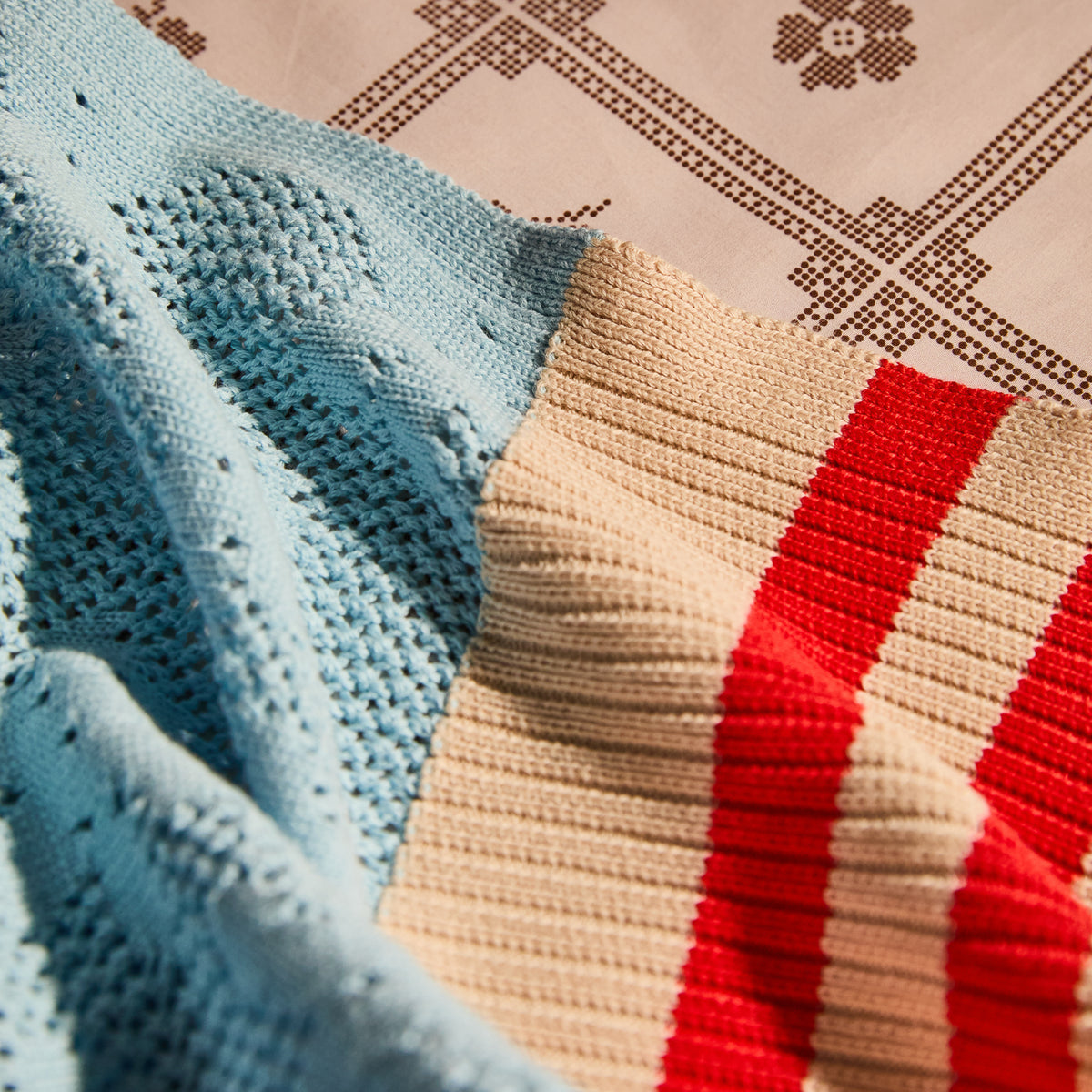 Tabitha Baby Blanket - Calcite Blue